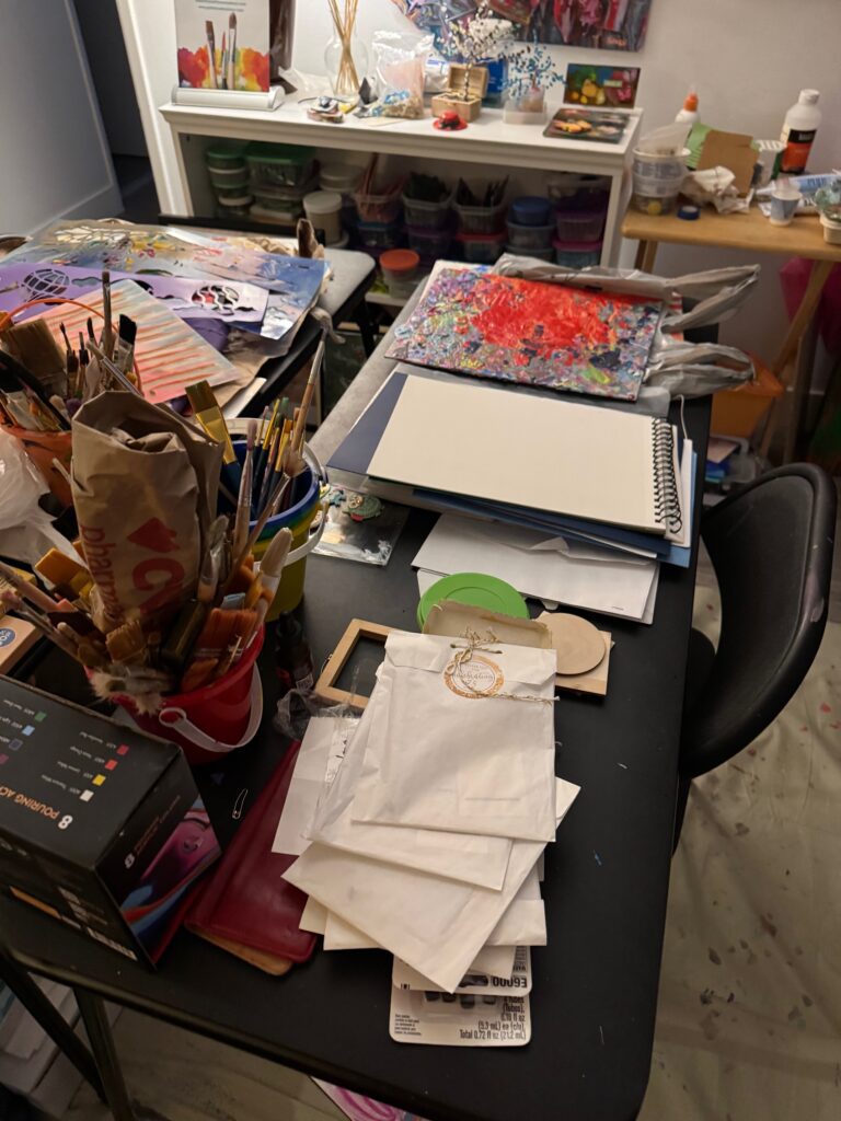 Inside Karen Sachs’s Home Studio and her Creative Methods
